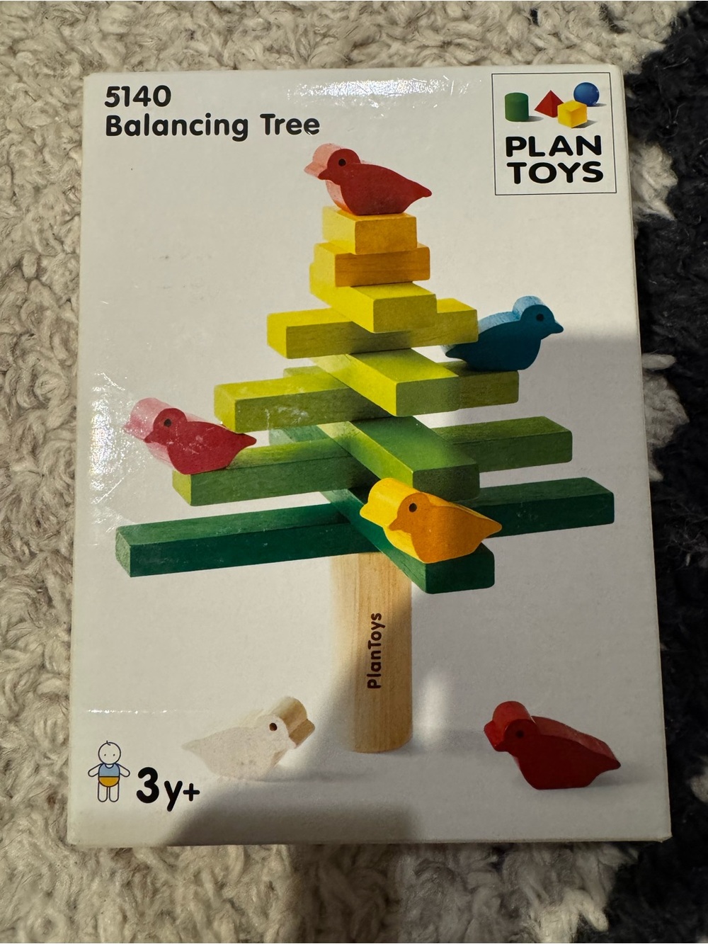 Plan Toys Balancing Tree Stacking Game - Multicolor